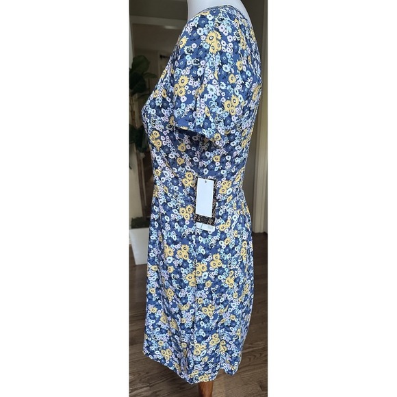 Vans Deco Ditsy Blue Floral Dress - Women's Small - Picture 5 of 10